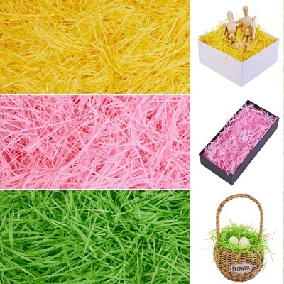 Joyfy Easter Paper Grass Crinkle Recyclable Paper Shred Filler for Gift Wrapping, Basket Filling, Easter Party Decoration 10/24 oz