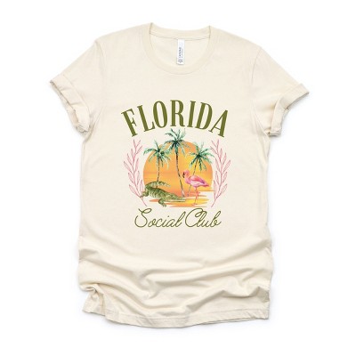 Simply Sage Market Florida Social Club Flamingo Short Sleeve Tee