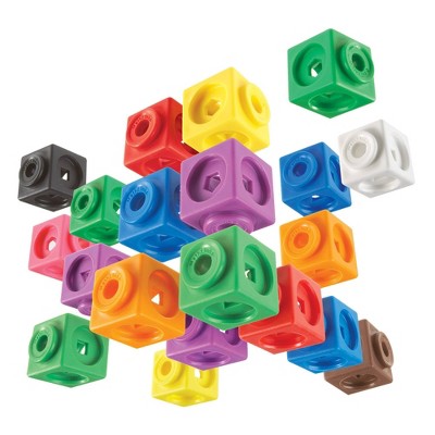 Learning Resources MathLink Cubes Big Builders: Math & Creative Thinking Kit for Preschool & Grades K-2