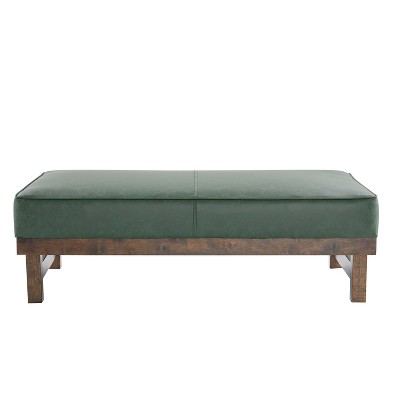 Christopher Knight Home Temzyl Modern Cocktail Upholstered with Rubberwood Ottoman