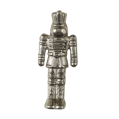 Split P Silver Nutcracker Napkin Ring Set of 4