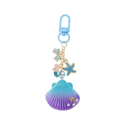 Unique Bargains Shell Mermaid Handbag Charm 4.09" 1 Pc