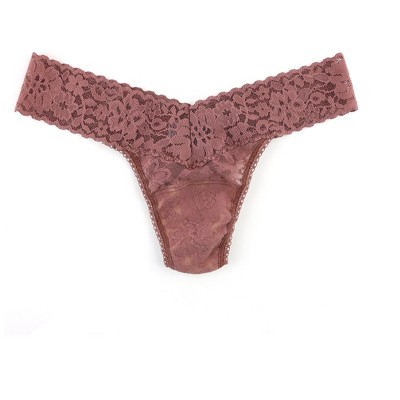 Hanky Panky Women's Daily Lace Petite Low Rise Thong - One Size