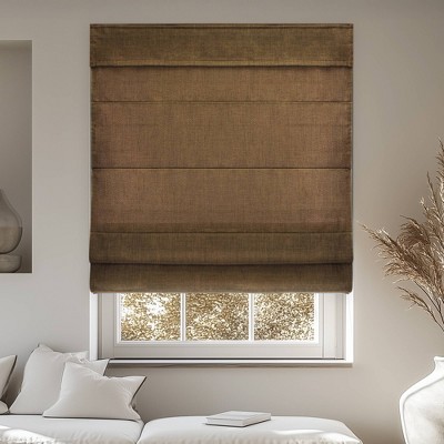 Chicology Light Filtering Roman Shade Belgian Chocolate