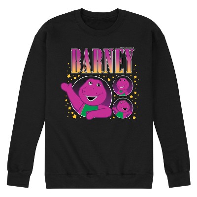Men's - Mattel - Barney Grid Graphic Fleece Sweatshirt