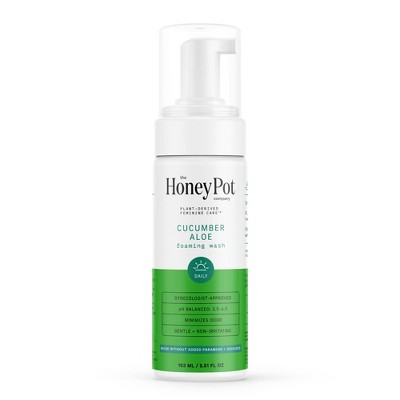 The Honey Pot Company, Cucumber Aloe Feminine Foaming Wash - 5.51 fl oz