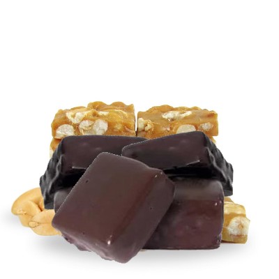 Milk Chocolate Covered Peanut Brittle by It's Delish