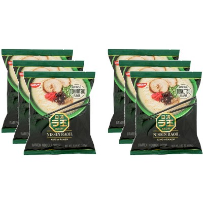 Nissin Raoh Ramen Noodle Soup Umami Tonkotsu - Case of 6 - 3.53 oz