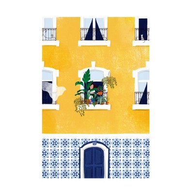 Canvas Wall Art - Maja Tomljanovic  'Lisbon' Wall Art for Living Room, Bedroom, or Office Décor by Trademark Fine Art
