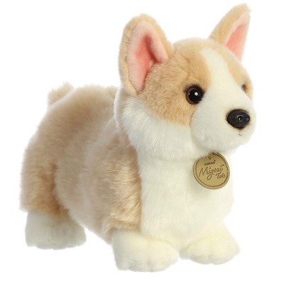 Aurora Medium Pembroke Welsh Corgi Pup Miyoni Tots Adorable Stuffed Animal Brown 9.5"