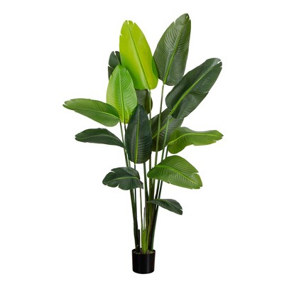 Nearly Natural 6-ft UV Resistant Artificial Travelers Palm Tree (Indoor/Outdoor)