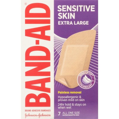 Band-Aid Extra Large Sensitive Skin Adhesive Bandages 7 ea