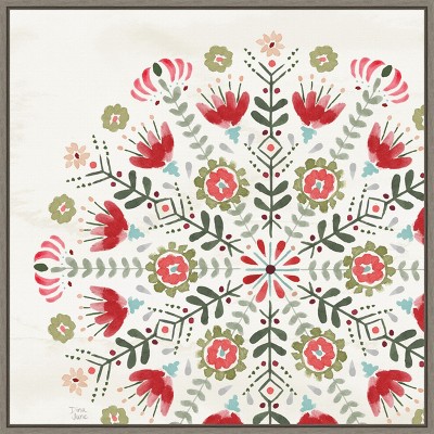 Amanti Art Festive Season IX by Dina June Canvas Wall Art Print Framed 22-in. x 22-in.