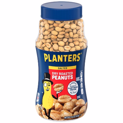 Planters Heart Healthy Dry Roasted Peanuts - 16oz