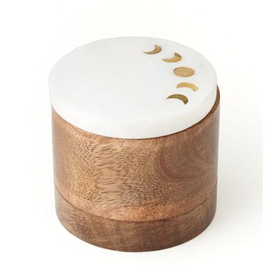Matr Boomie Indukala Moon Phase Round Keepsake Box