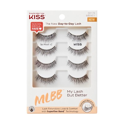 KISS Products My Lash But Better False Eyelashes - So Real - 4ct