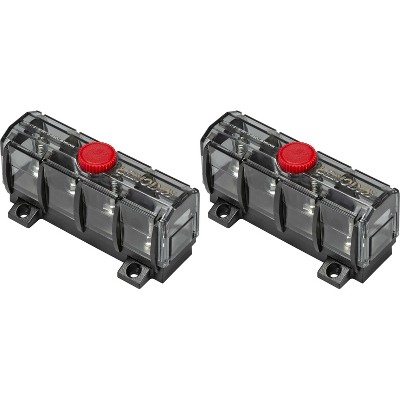Kicker (2) 47KMFDB3 ABYC Compliant Fuse Holder And Distribution Block Bundle