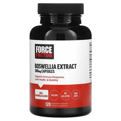 Force Factor Boswellia Extract, 500 mg, 120 Vegetable Capsules