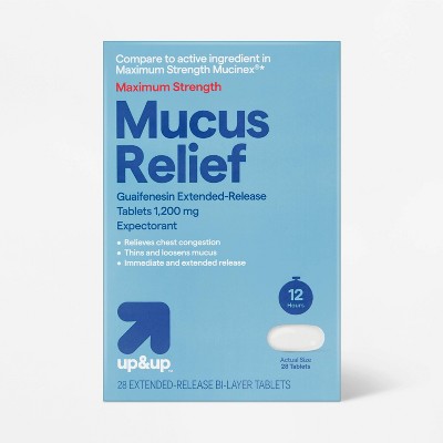 Maximum Strength Mucus Relief Tablets - up&up™