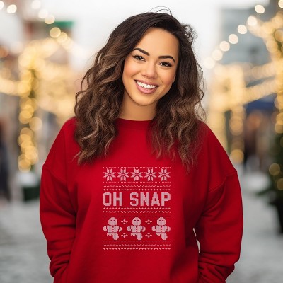 Simply Sage Market Ugly Sweater Oh Snap Sweatshirt