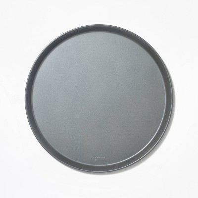 14" Nonstick Aluminized Steel Pizza Pan Gray - Figmint™: Oven-Safe, Dishwasher-Safe, 14 Inch Pizza Tray