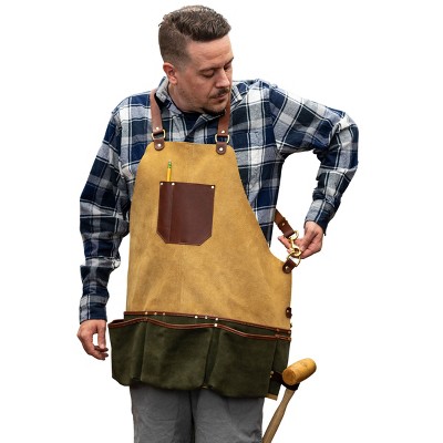 Kings County Tools Suede and Leather Shop Apron