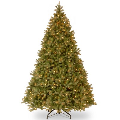 National Tree Company Pre-lit Feel Real Downswept Douglas Fir Artificial Christmas Tree with Dual Color LED Lights