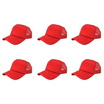 6 Pack Mesh Trucker Hats Breathable and Lightweight for Everyday Wear
