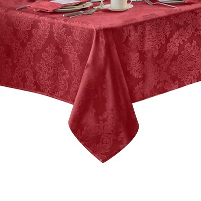 Elrene Barcelona Jacquard Damask Stain Resistant Tablecloth ~ Elrene Home Fashions