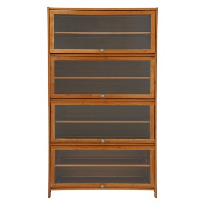 YIYIBYUS 9 Tiers Shoe Storage Cabinet, Free Standing Shoes Shelf Organizer with Doors