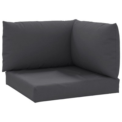 vidaXL Chair Cushion Water Repellent Pallet Cushion Seat Pad Oxford Fabric - Anthracite Corner Sofa