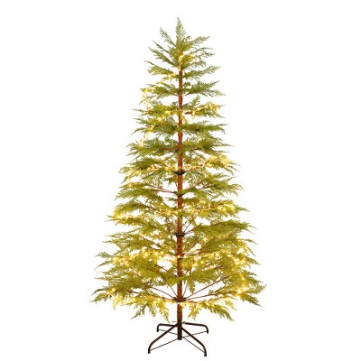 ACEPANO 72 in. H Artificial Full Christmas Tree with 612 Tips For Holiday Indoor Home Decoration-Green