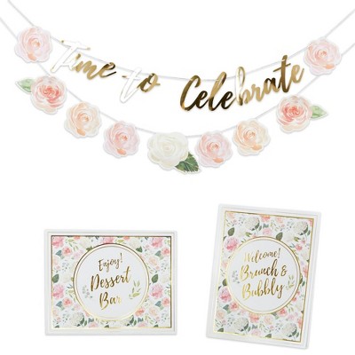 Kate Aspen Floral Brunch Party Kit | 28488BR
