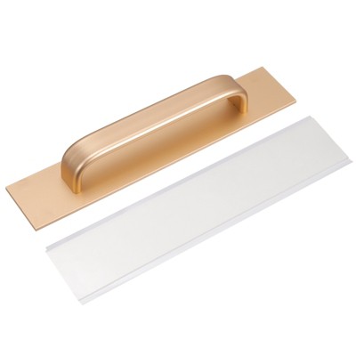 Unique Bargains Plastic Self-Stick Refrigerator Cupboard Door Handle Pulls