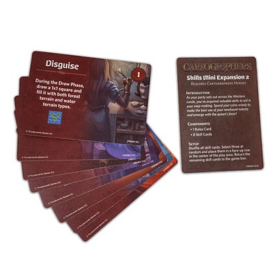 Cartographers Skills 2 Mini-Expansion with 8 New Skill Cards