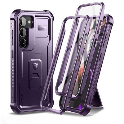 Dexnor Full Body Case for Samsung Galaxy S23 Plus 5G/6.6 inches,[Extra Front Frame]Built-in Screen Protector and Kickstand