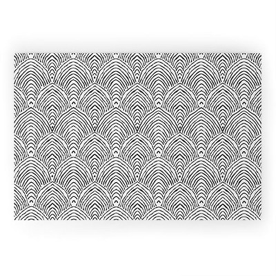 Alison Janssen Hand Drawn Deco Looped Vinyl Welcome Mat - Society6