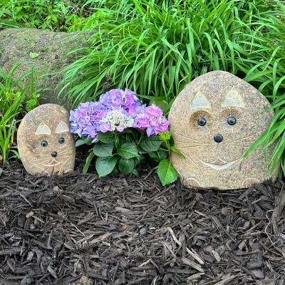 Families of Boulder Cats – Hand-Carved Granite Cat Sculptures