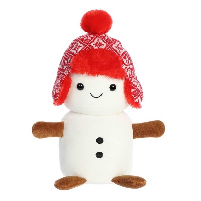 Aurora Medium White Holiday Land of Lils 8.5" Lil' Flurry Festive Stuffed Animal