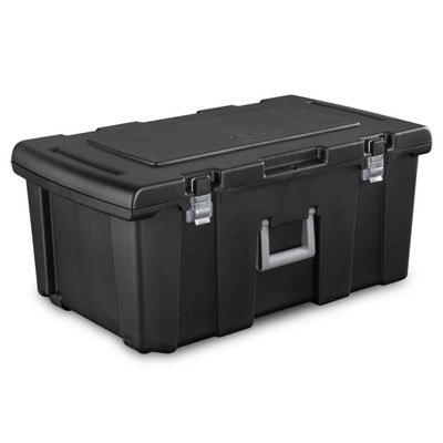 Sterilite Footlocker, Stackable Storage Bin with Latching Lid