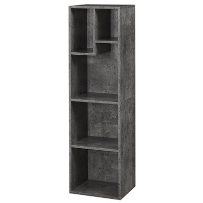 VECELO 3 Shelf Bookcase, Wood Bookshelf and Bookshelves