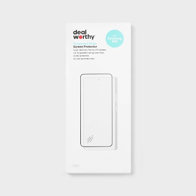 Samsung Galaxy S24 Screen Protector - dealworthy™: Tempered Glass, Anti-Fingerprint