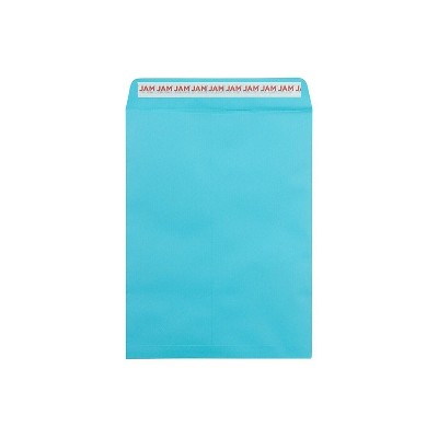 JAM Paper Self Seal Catalog Envelope 9" x 12" Blue 100/Pack (188047509D)