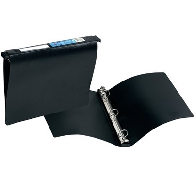 Avery Hanging Storage 3 Ring Binder, 1" Round Rings, 1 Black Binder (14801)