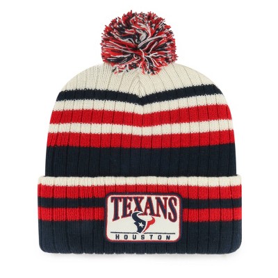 NFL Houston Texans Streak Knit Beanie: Team Logo Sports Hat
