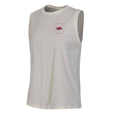 NCAA Arkansas Razorbacks Women's Oatmeal Tank Top