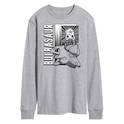 Men's - Pokémon - Bulbasaur Panels Long Sleeve Graphic T-Shirt
