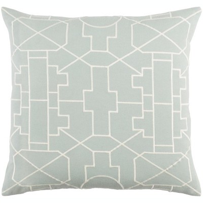 Livabliss Kingdom Traditional Light Gray Throw Pillow