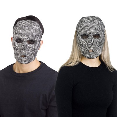 Funworld Gunpowder Bling Skull Adult Costume Mask