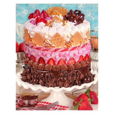 Springbok Icing On The Cake Puzzle 500pc: 500 Piece Jigsaw with Food Theme, Memory Skills